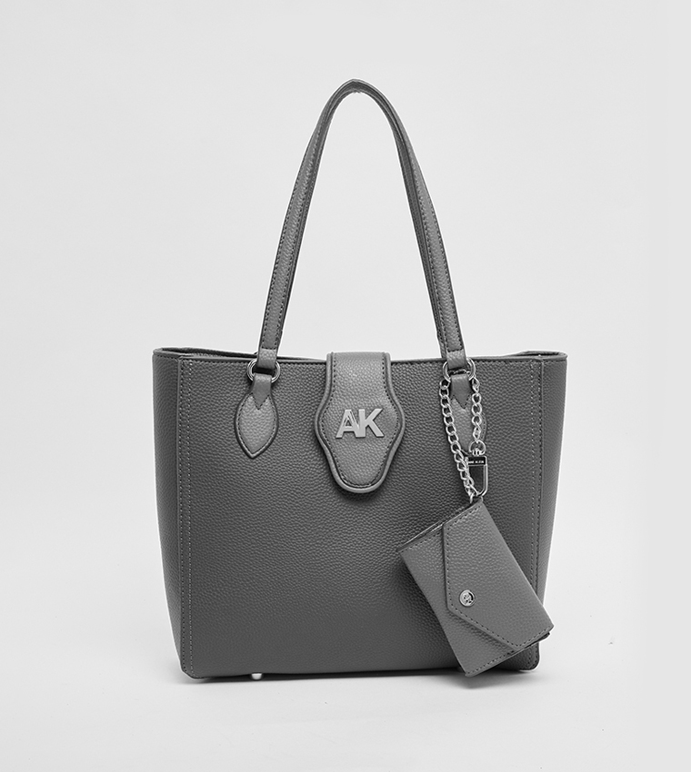 Textured Tote Bag Set