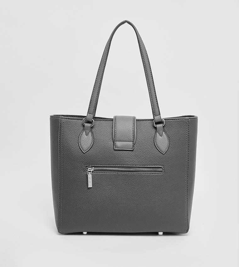 Textured Tote Bag Set