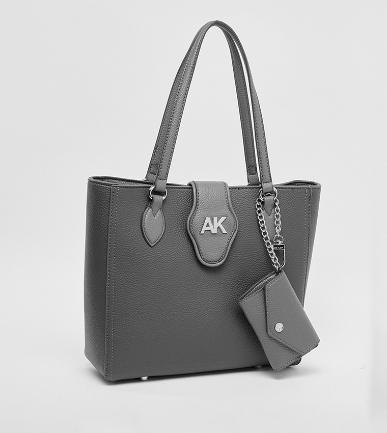 Textured Tote Bag Set