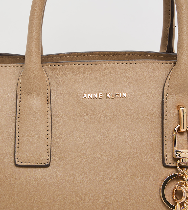 Logo Detail Snap Closure Satchel Bag Set