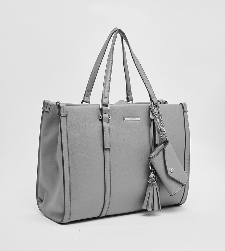 Textured Tote Bag Set