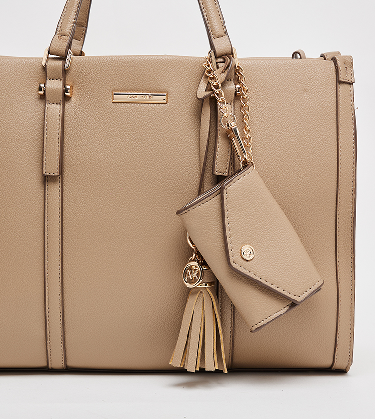 Textured Tote Bag Set