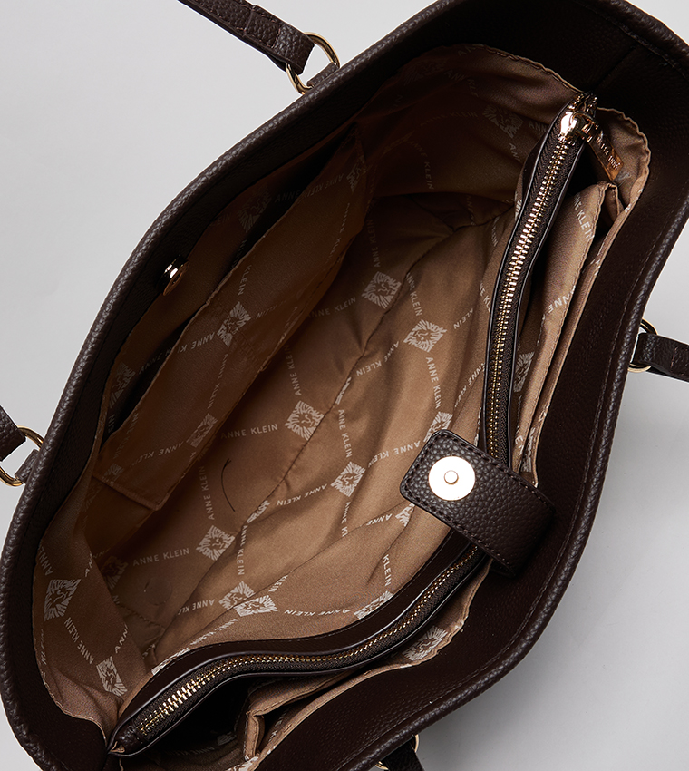 Textured Tote Bag Set