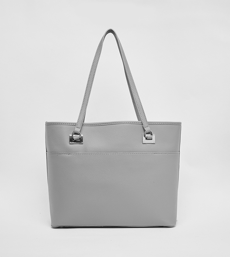 Textured Tote Bag Set