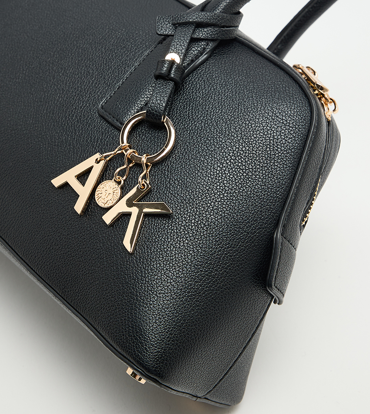 MARCI Textured Scarf Detail Shoulder Bag