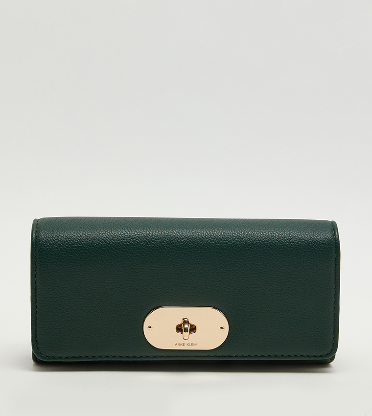 Twist Lock Flap Wallet