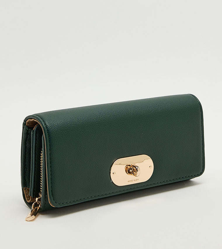 Twist Lock Flap Wallet