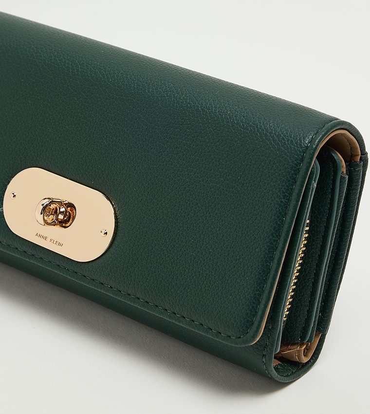 Twist Lock Flap Wallet