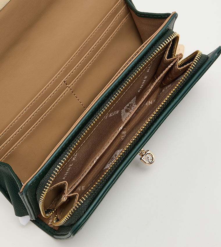 Twist Lock Flap Wallet