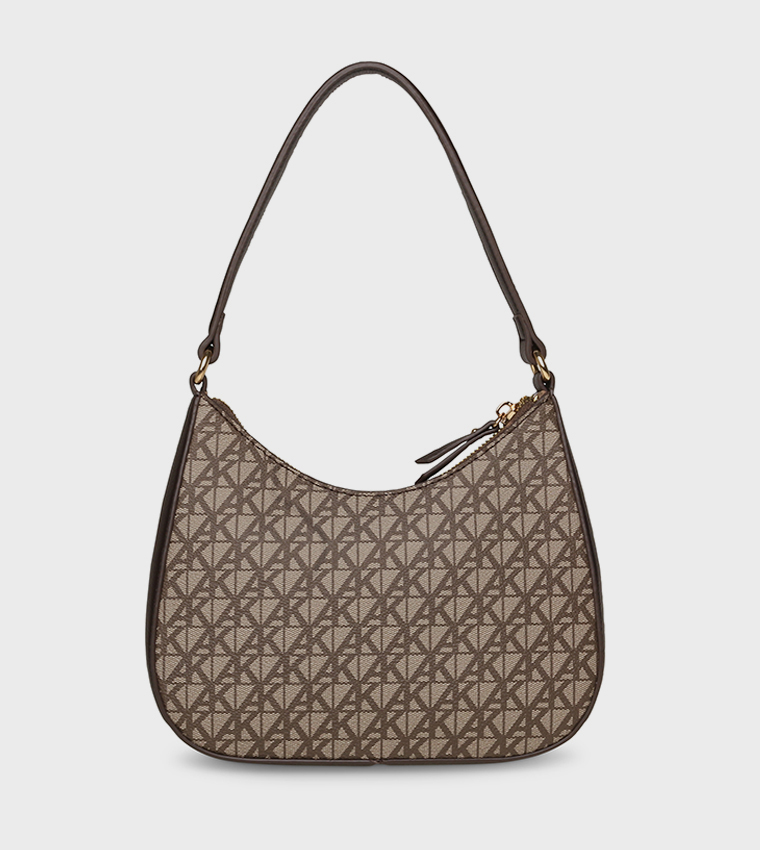 Monogram Patterned Shoulder Bag