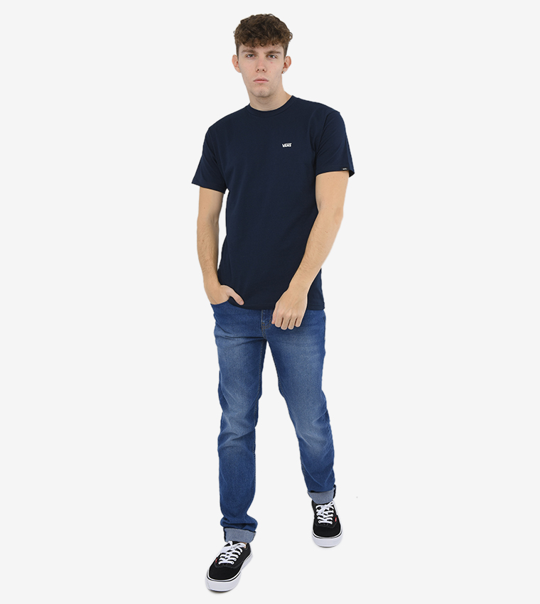 Logo Printed Crew Neck Casual T-Shirt