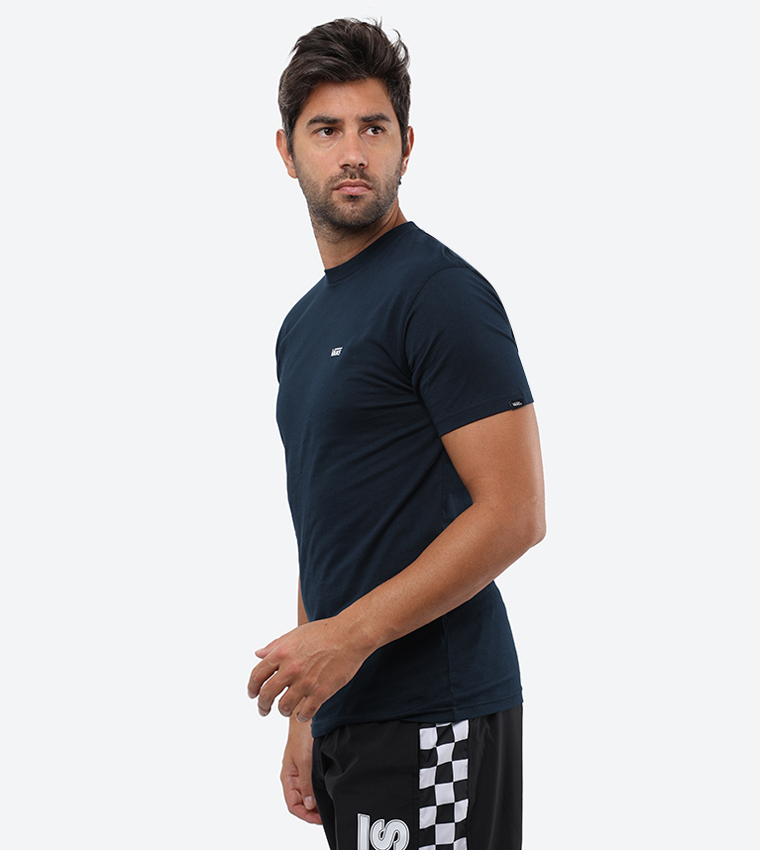 Logo Printed Crew Neck Casual T-Shirt