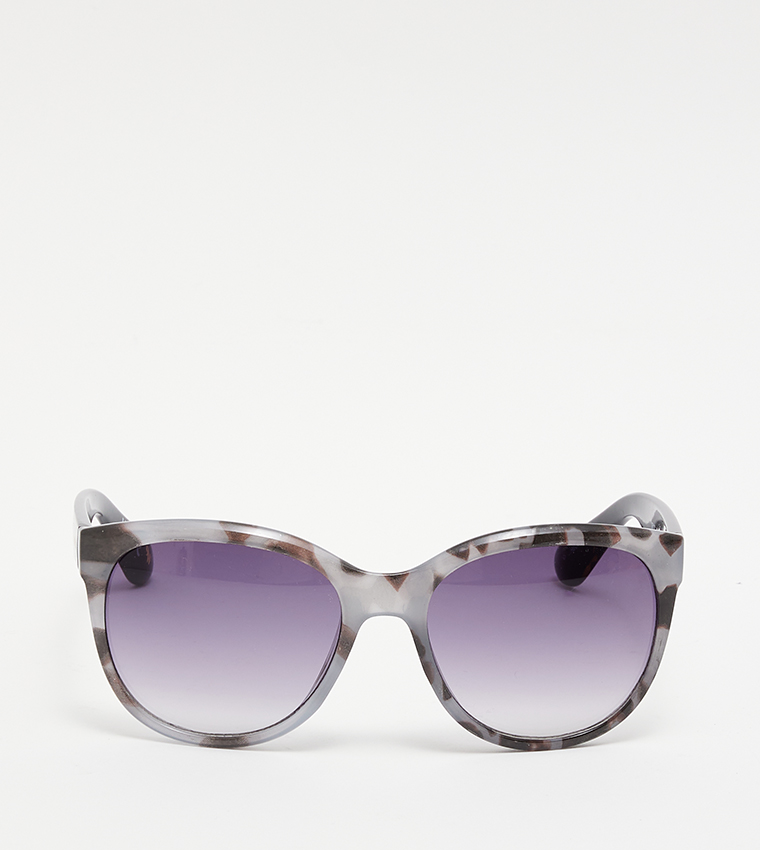 Patterned Wayfarer Sunglasses