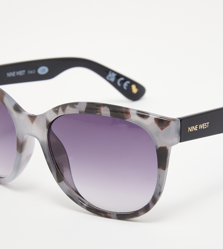 Patterned Wayfarer Sunglasses