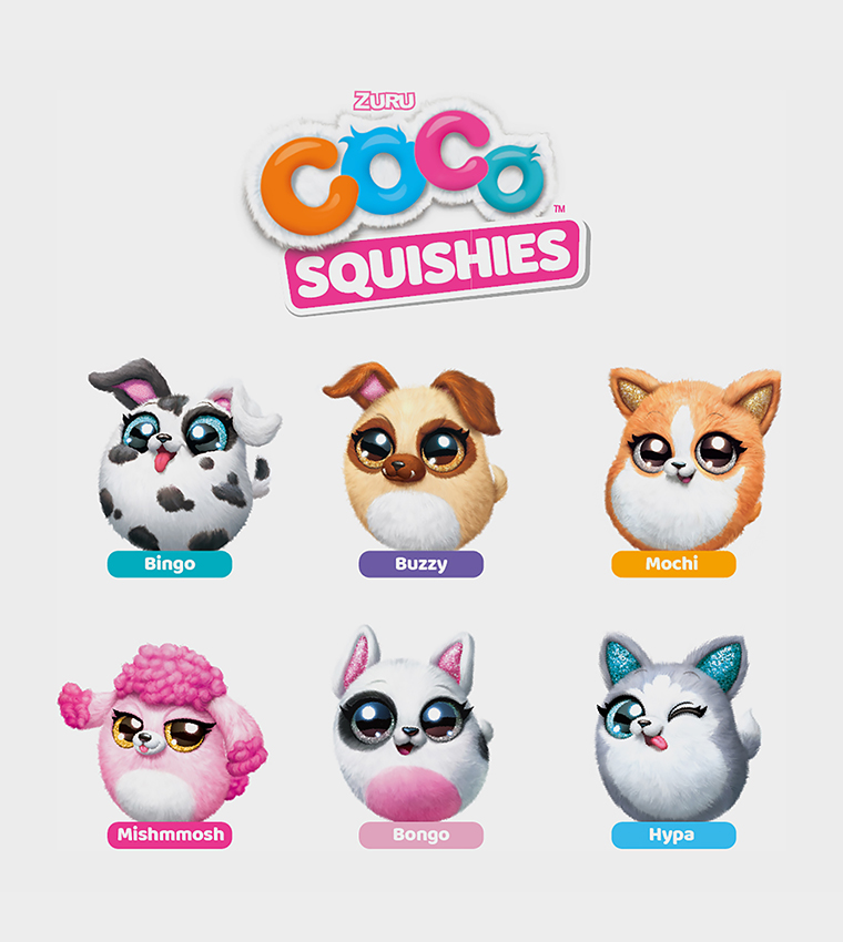 6-Piece Coco Surprise Squishies S1, PDP Toys