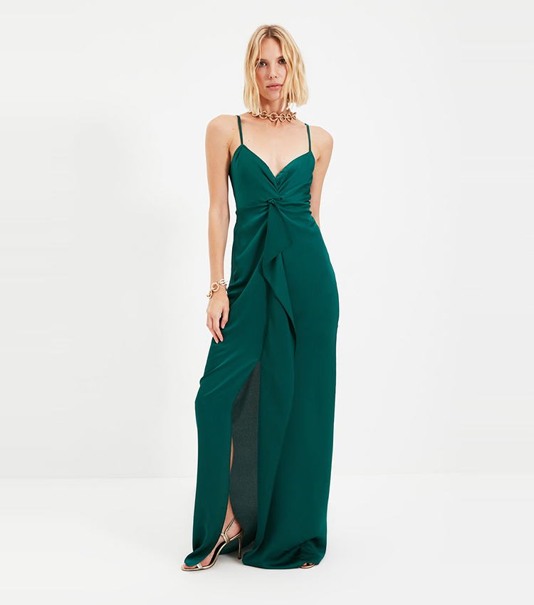 Emerald 2024 graduation dress