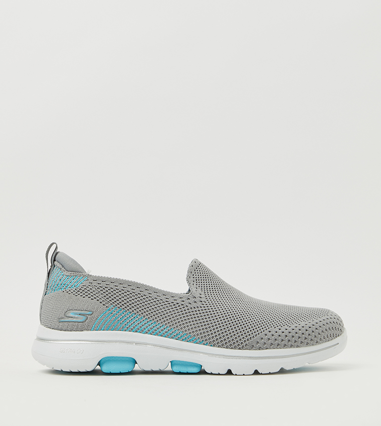 Buy Skechers Go Walk 5 Prized In Grey | 6thStreet Oman