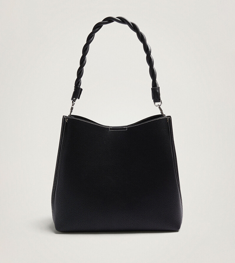 Buy Parfois Shoulder Bag With Removable Interior In Black