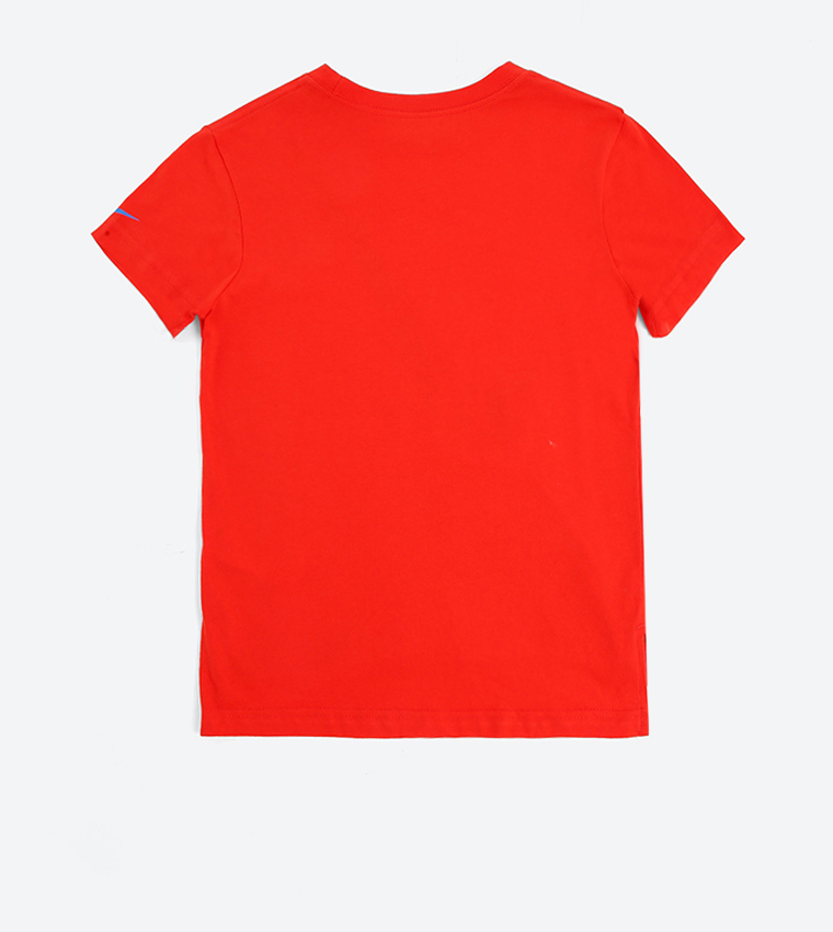 Buy Nike G Nsw T Shirt Dptl Future Fem Aop Habanero Red In Red 6thStreet Qatar