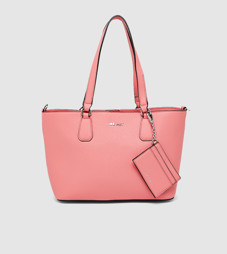 nine west marcelie small trap tote
