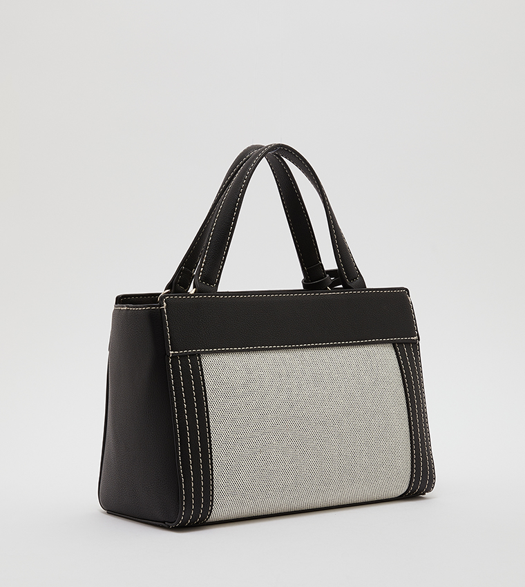 Buy Nine West Sadie Small Elite Satchel Bag In Black 6thStreet UAE - Main Image