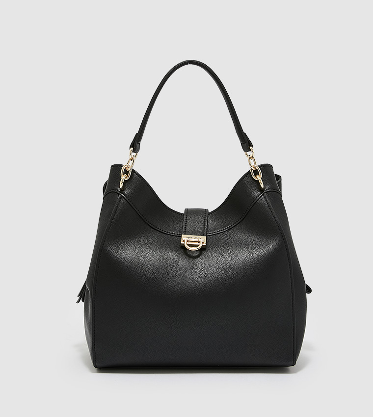 Buy Nine West Clara Jet Set Carryall Bags In Black | 6thStreet Oman