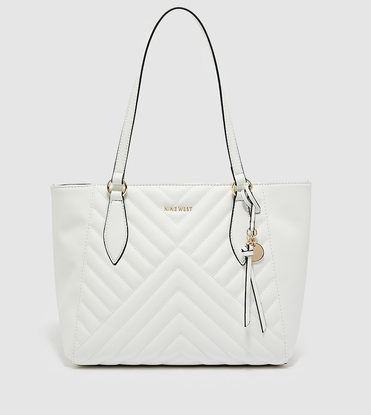 Buy Nine West Paisley Small Tote Bags In White 6thStreet UAE