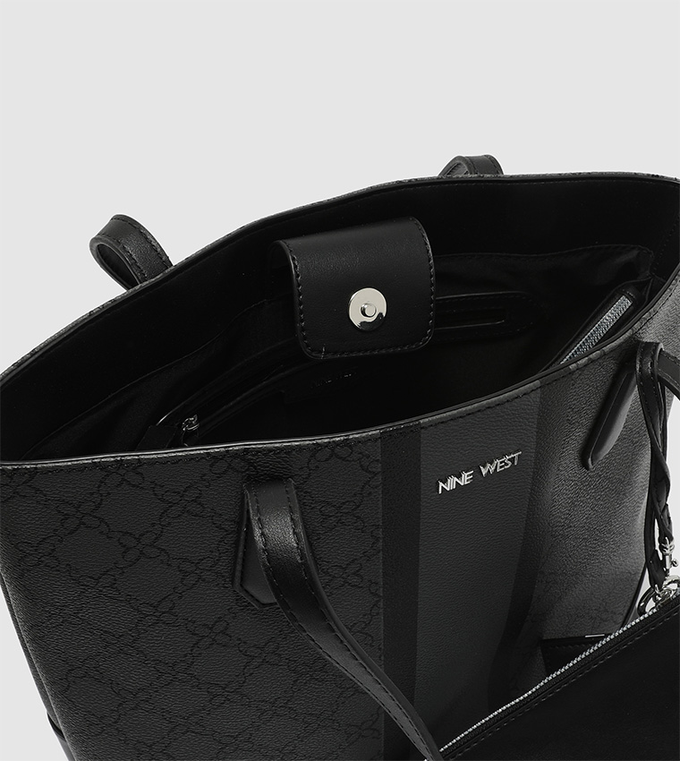 Nine west black hotsell tote bag