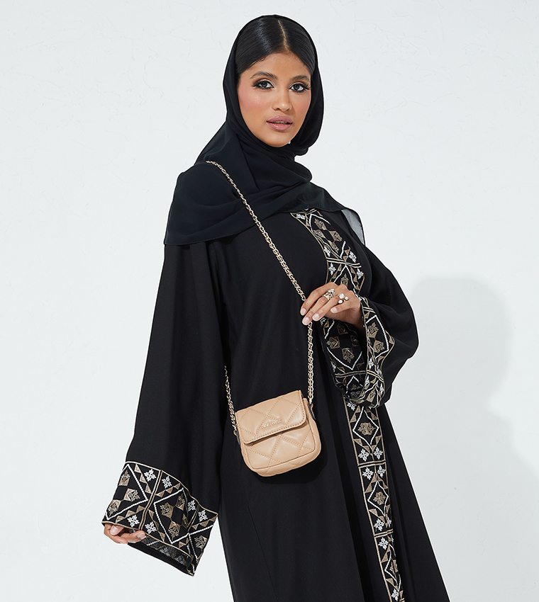 Crescent Mini Chain Accent Crossbody Bag