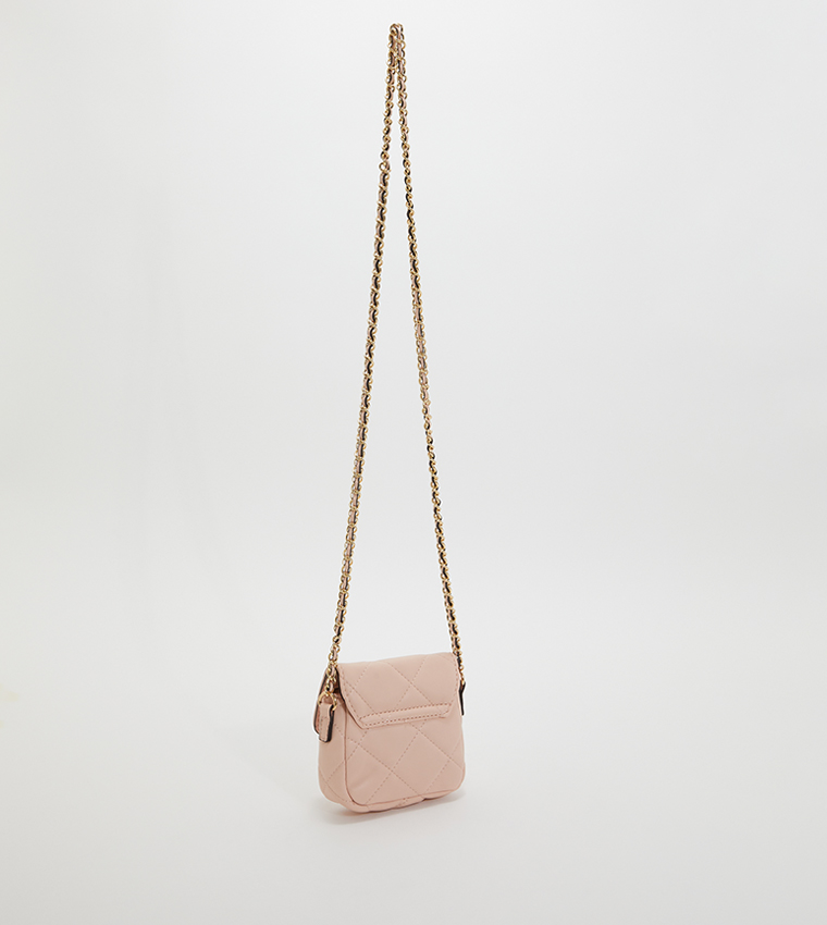 Crescent Mini Flap Crossbody Bag