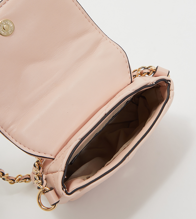 Crescent Mini Flap Crossbody Bag