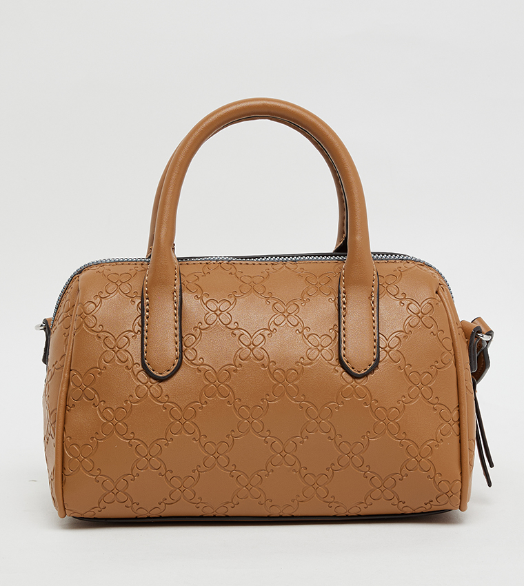 OLIVE Textured Satchel Bag