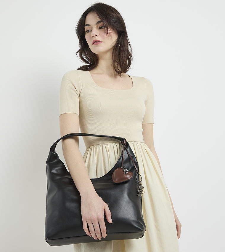 KEYLEE Textured Hobo Bag