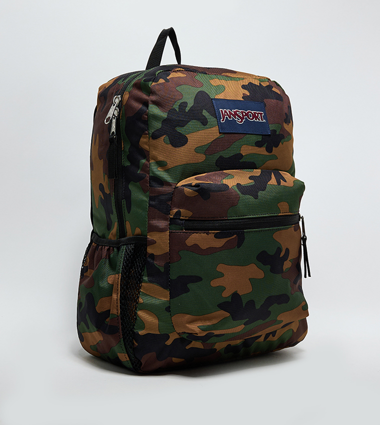 Camouflage Printed Front Pocket Backpack