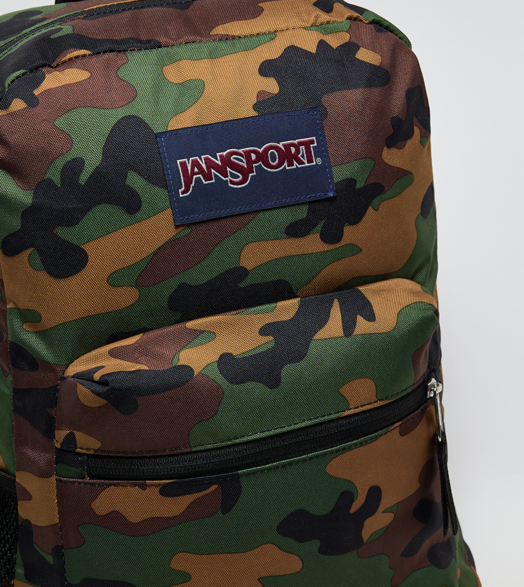 Camouflage Printed Front Pocket Backpack