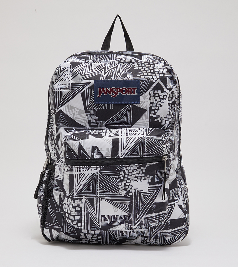 Buy Jansport Cross Town Black Street Lines School Backpack In Black 6thStreet Qatar