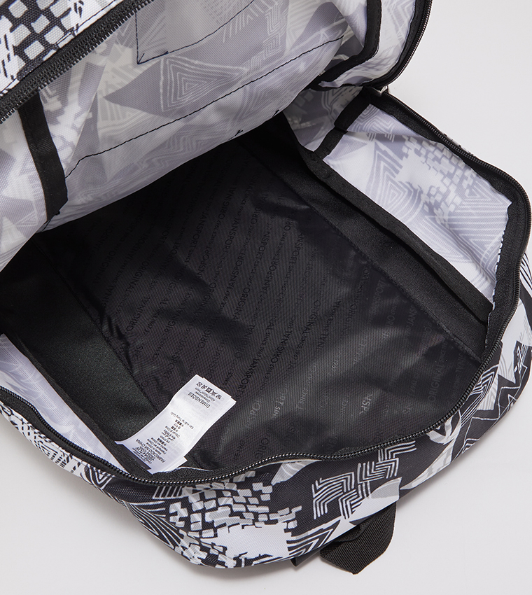 Buy Jansport Cross Town Black Street Lines School Backpack In Black