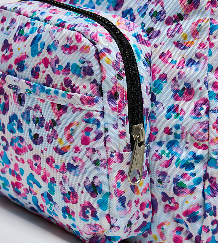 Printed Front Pocket Backpack
