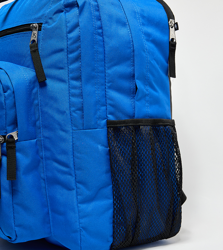 Label Detail Front Pocket Backpack
