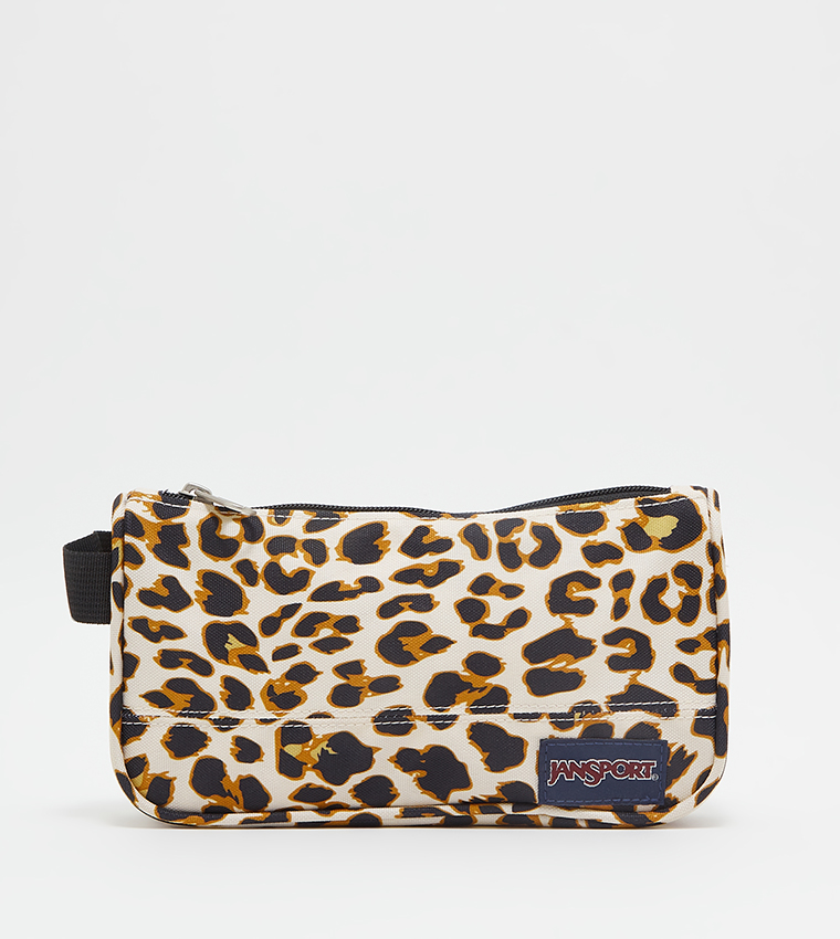 Buy Jansport Leopard Print Pencil Pouch In Multiple Colors