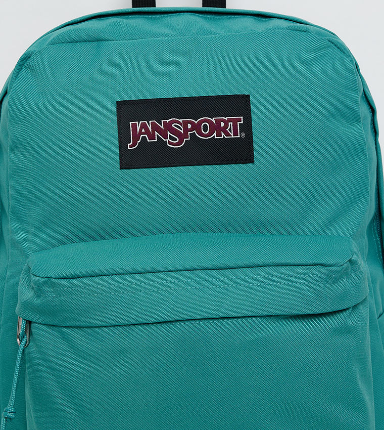 Label Detail Front Pocket Backpack