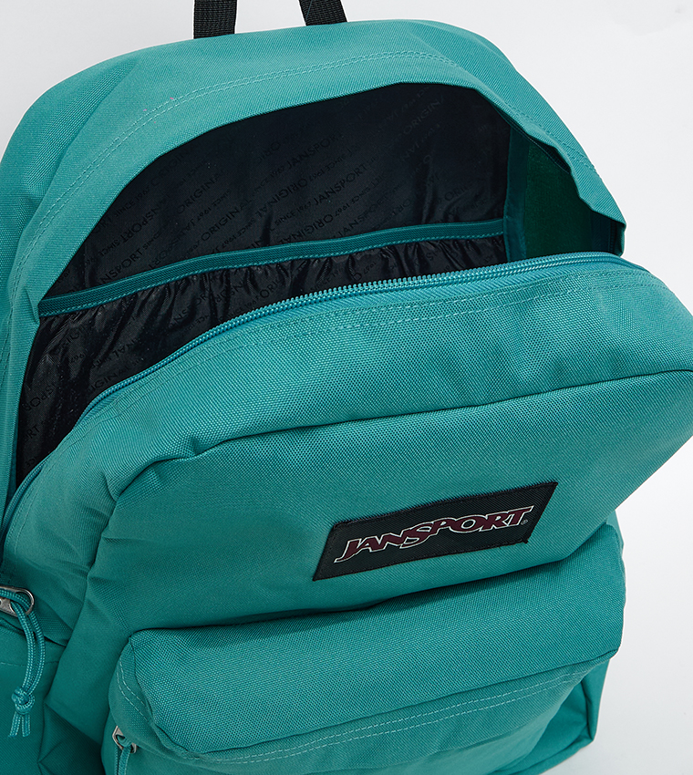 Label Detail Front Pocket Backpack