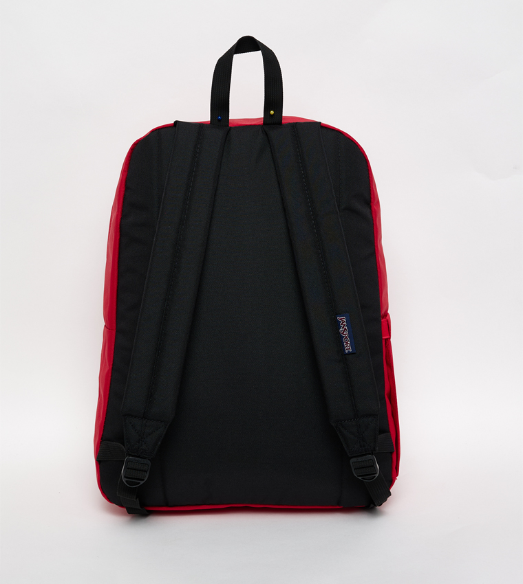 Label Detail Front Pocket Backpack