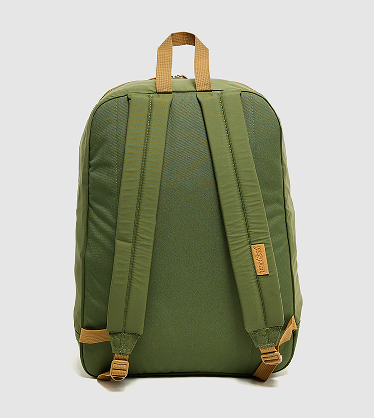 Label Detail Front Pocket Backpack