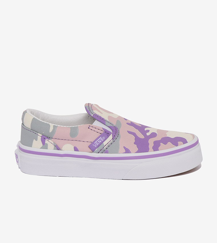 Buy Vans UY Classic Slip On Pastel Camo Fairy Wren Marshmallow In Multiple Colors 6thStreet Oman