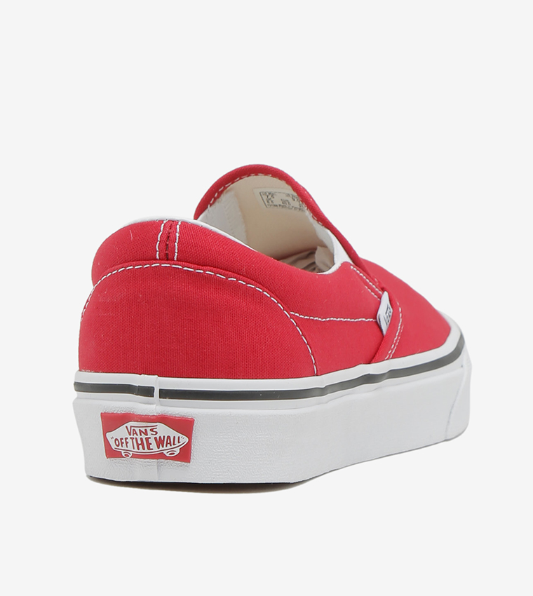 Racing red vans slip ons online