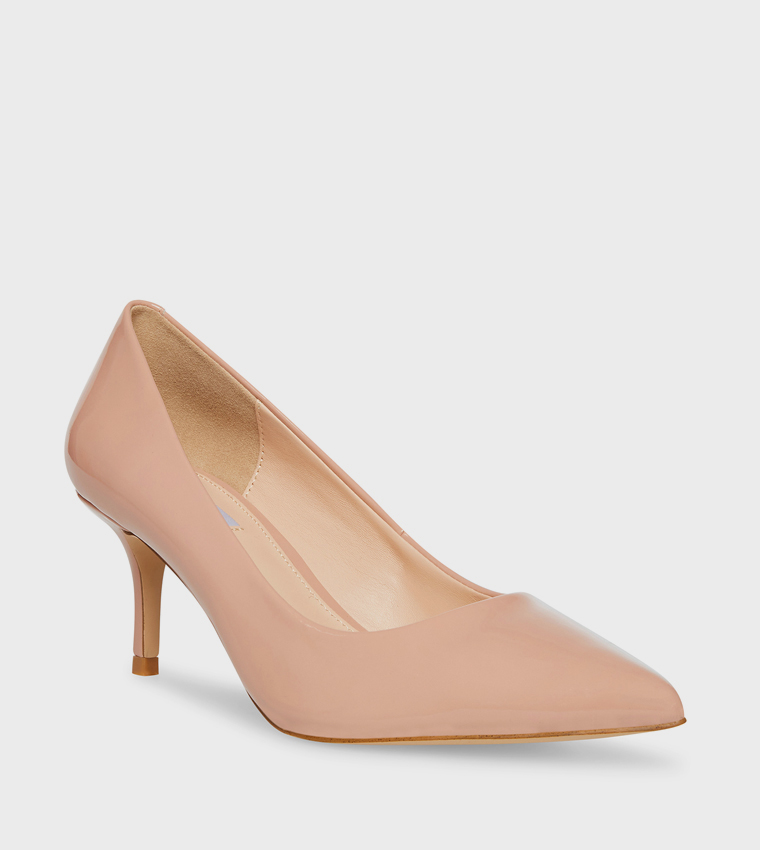 KITKAT Pointed Toe Glossy Pumps