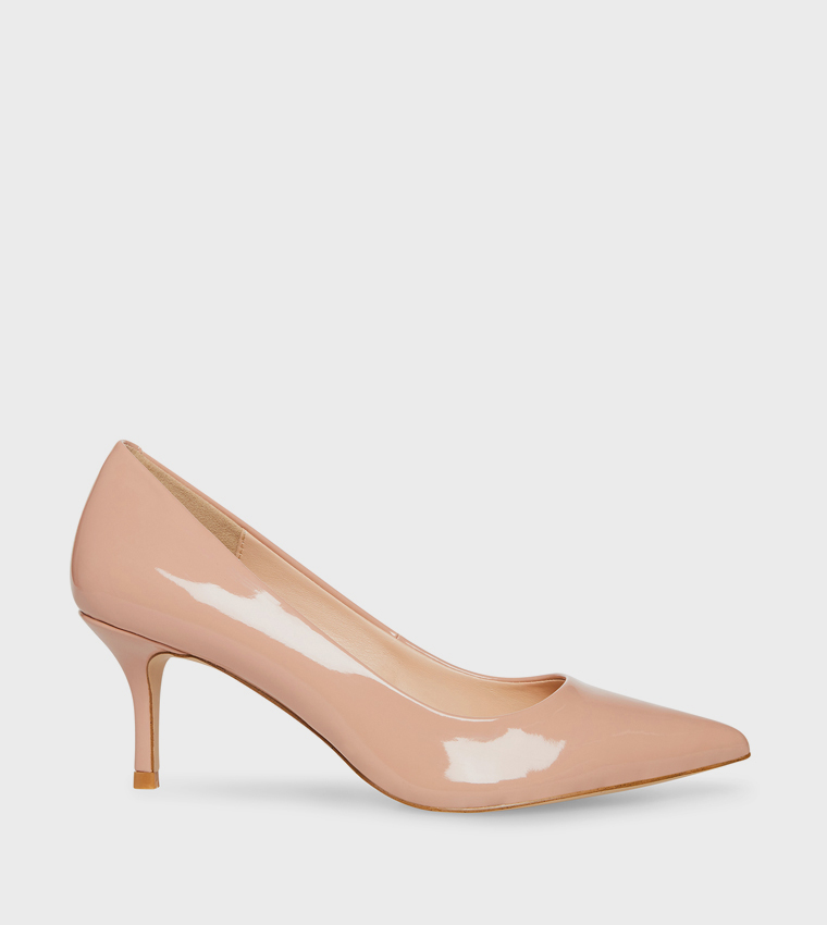 KITKAT Pointed Toe Glossy Pumps