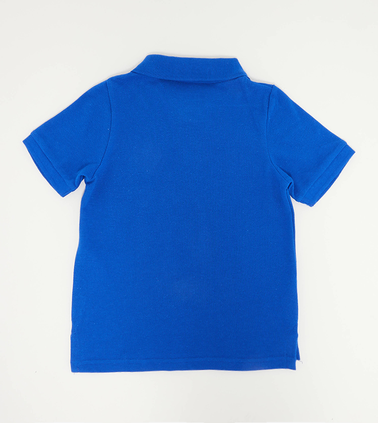 Solid Uniform Pique Polo T-Shirt