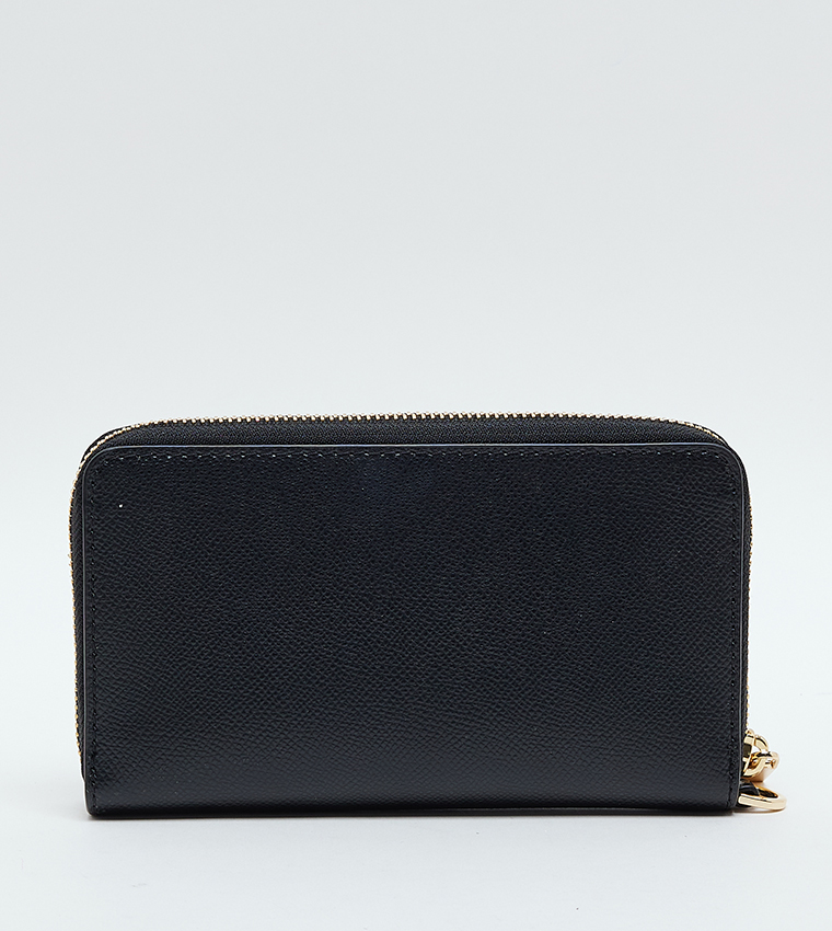Logo Detail Zip-Closure Long Wallet
